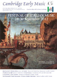 Cambridge Early Music Concerts 2012