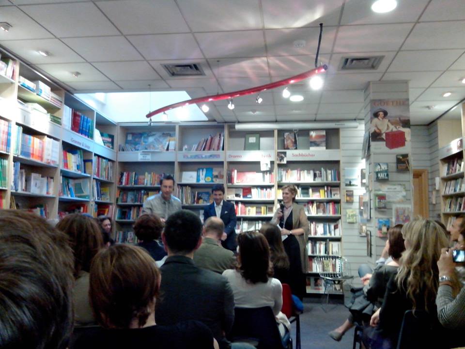Italian writer Bianchini at Italian BookShops