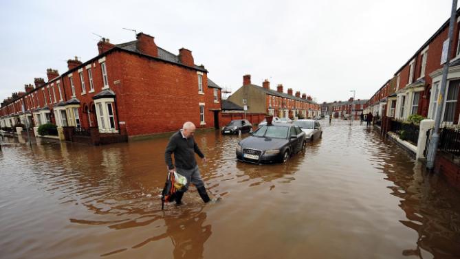 A great flood hit North England