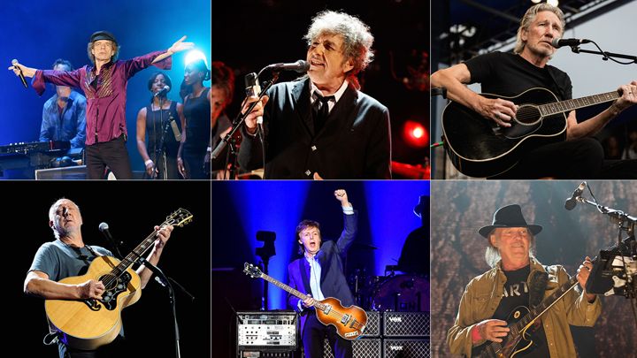 The Titans of the 60s Rock together on stage.