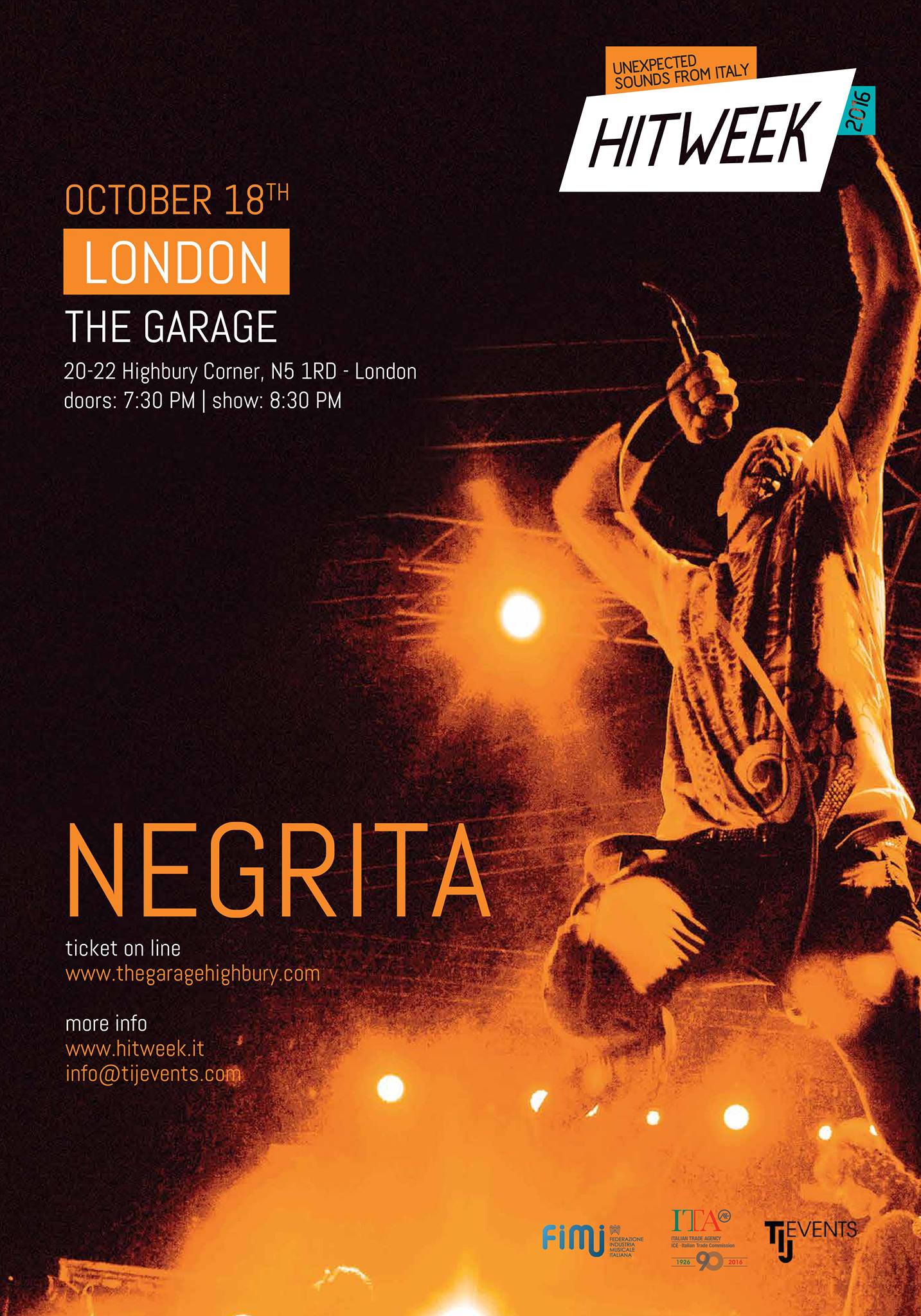 18 Ottobre 2016 –  Negrita + Coez
