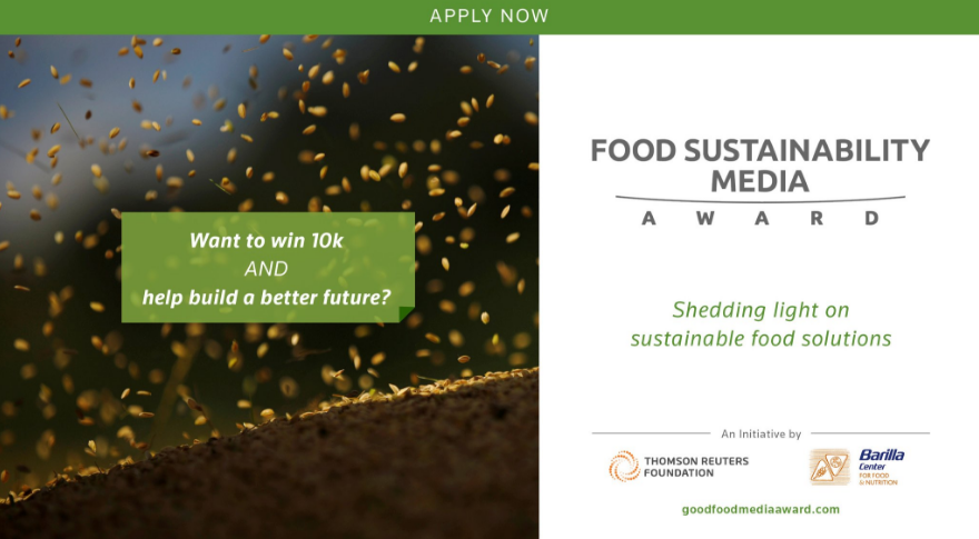 Food Sustainability Media Award launched at Radici by Francesco Mazzei