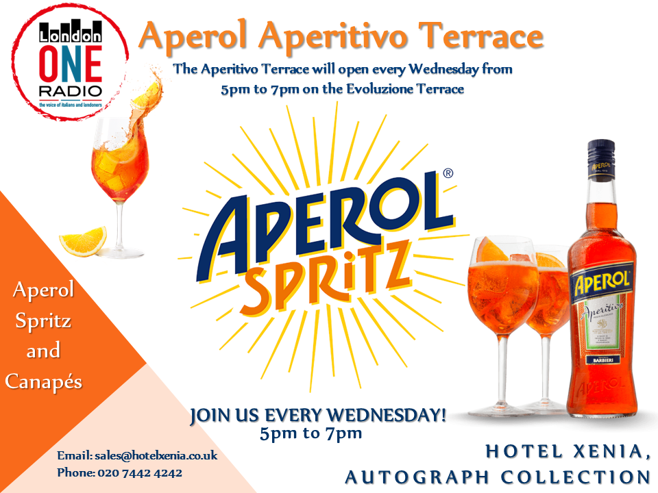 This summer enjoy the Italian Aperitivo at Hotel Xenia Autograph Collection starting from 5th July
