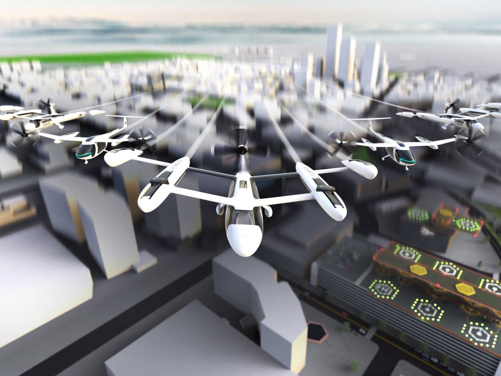 Uber grows and will soon host “flying taxis”